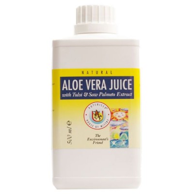 Aloe juice with tulsi and saw palmeto - (1 Litre)