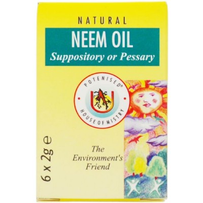 Neem Oil Suppository or Pessary