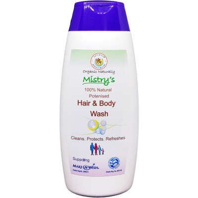 Mistry's Hair & Body Wash 200ml - Cleans, Protects, Refreshes