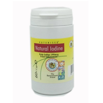 Natural Iodine (Kelp Source) (60 Veg Caps)