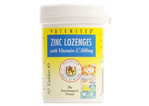 Potenised ® zinc with Vit C lozenges (30 Tabs)