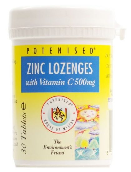 Potenised ® zinc with Vit C lozenges (30 Tabs)