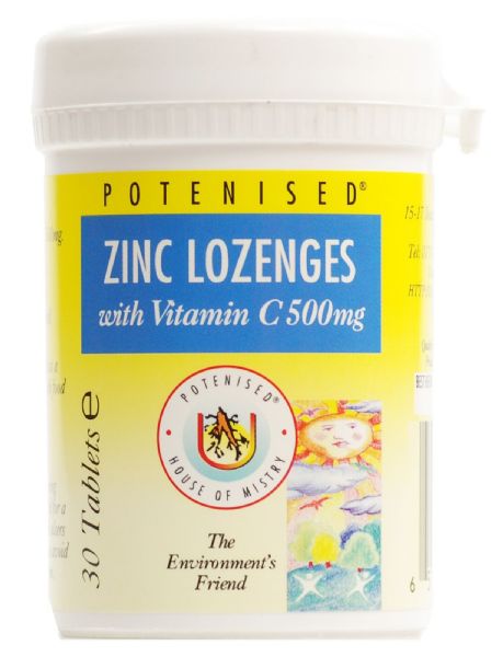 Potenised ® zinc with Vit C lozenges (30 Tabs)