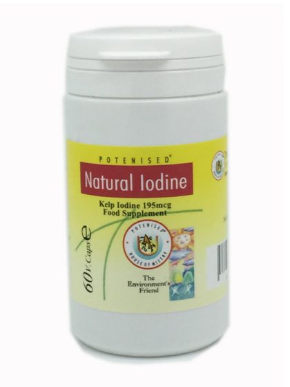 Natural Iodine (Kelp Source) (60 Veg Caps)