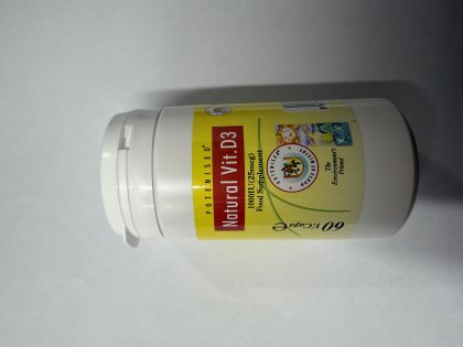 Mistry's Natural Vit.D3 1000IU(25mcg) 60V.Caps